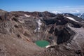 Gorely VolcanoÃ¢â¬â¢s crater with its impressive glacier above Royalty Free Stock Photo